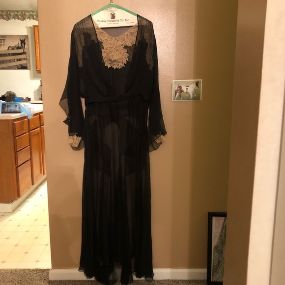 Other - Vintage Lingerie Nightgown Sheer Lace 2 piece